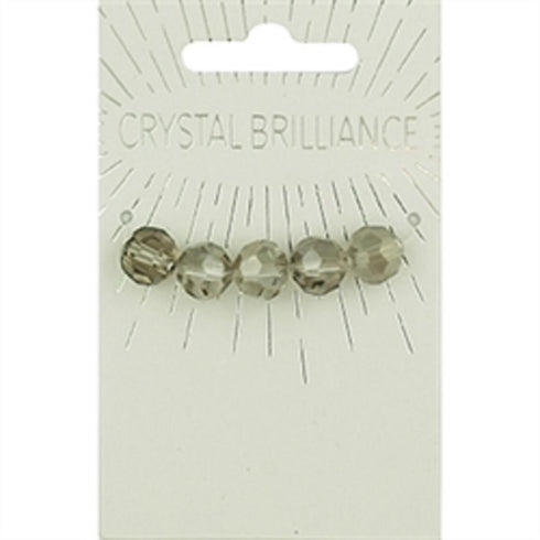 AussieSuperStore Jewellery Making Supplies Smoke Chinese Crystal Round Facet Bead 9mm (in 4 colours) Chinese Crystal Round Facet Bead 9mm (in 4 colours) | Jewellery Making Beads | Jewellery Making Supplies 9323823205218 CRY19005
